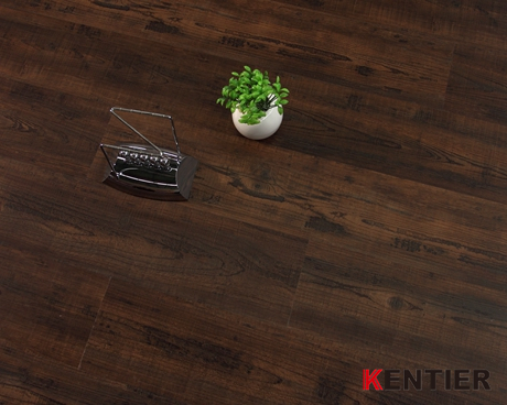 P1907-Truly Dark Color Series Dry Back Flooring with Handscraped Finished