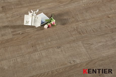 C0301-Brown Oak of Dry Back Pvc Flooring with EIR Surface